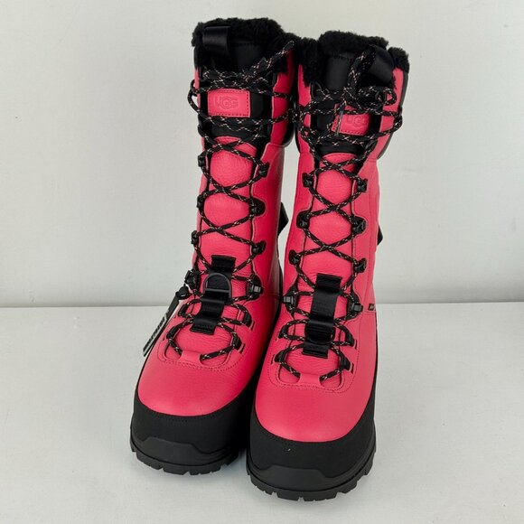 Men's 8, Women's 9 - UGG SHASTA TALL EXTREME WATERPROOF Gortex Boots - Pink Glow - Picture 4 of 8